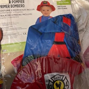 Baby firefighter costume